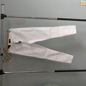 Banana Republic high rise skinny jeans white 27/4